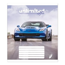 Зошит на 36 аркушів у клітинку «Мікс» №0211, Пір'їнка