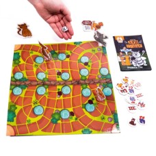 Гра настільна «Вусаті шукачі» маршрутна, у коробці 27х6х20 см, ТМ Vladi Toys