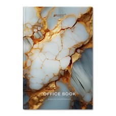 Канцелярська книга у клітинку на 96 аркушів з твердою ламінованою обкладинкою, №4456, в асортименті, ТМ Brisk