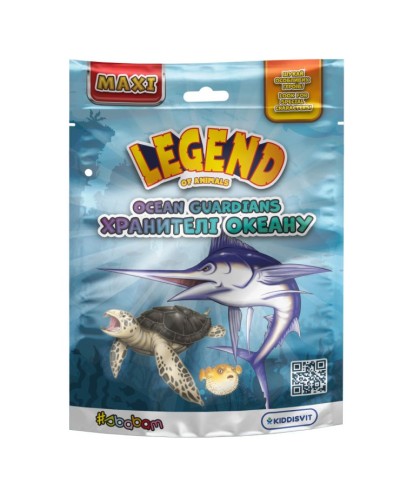 Стретч-іграшка «LEGEND OF ANIMALS МАКСІ. Охоронці океану», в асортименті, 10 шт у дисплеї 25х15х25 см