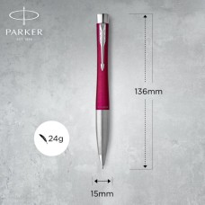 Ручка «Urban Vibrant Magenta» кулькова хромована, ТМ Parker