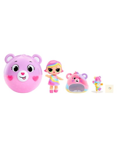 Ігровий набір з лялькою LOL SURPRISE! «Loves Care Bears» 8 см з фігуркою, в асортименті, у колбі 10х9х9 см