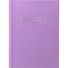 Блокнот «MINIMAL» А5 на 160 аркушів у клітинку з ламінованою обкладинкою, в асортименті, ТМ Рюкзачок