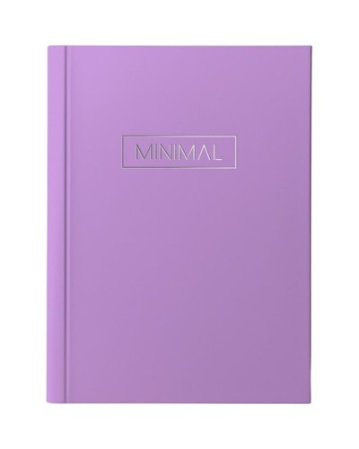 Блокнот «MINIMAL» А5 на 160 аркушів у клітинку з ламінованою обкладинкою, в асортименті, ТМ Рюкзачок
