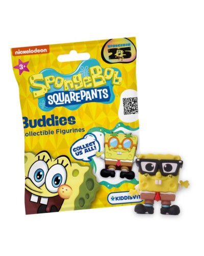 Колекційна фігурка-сюрприз «COOL THINGS.Buddies 3D. Губка Боб» 5 см, в асортименті, у пакеті