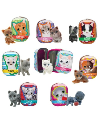 Фігурка-сюрприз COOL THINGS «Puppy Club. Пухнасті хвости» 2 см, в асортименті, у металевій коробоці у пакеті
