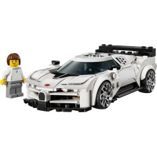 Конструктор «Спортивний гіперкар Bugatti Centodieci» на 128 деталей, у коробці 14х5х26, ТМ Lego
