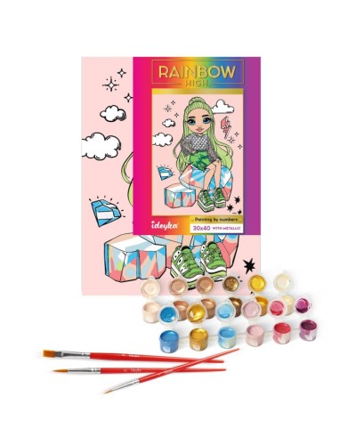 Картина за номерами «Rainbow High Jade Hunter» 30х40 см, ТМ Ідейка