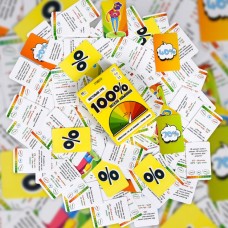 Гра настільна «100% Весела компанія», у коробці 14х10х2.,5 см, ТМ Strateg