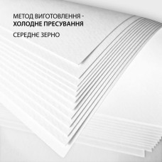 Скетчбук для акварелі 15х15 см на 20 аркушів 200 г/м2 на спіралі, ТМ SANTI