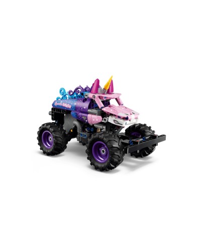 Конструктор «Monster Jam™ Sparkle Smash» 19 см на 263 деталі з функцією зворотнього натягування, у коробці 26х7х19, ТМ Lego
