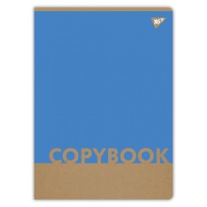Канцелярська книга А4 «Colours» на 48 аркушів у клітинку з обкладинкою з крафт-картону, в асортименті, ТМ Yes