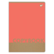 Канцелярська книга А4 «Colours» на 48 аркушів у клітинку з обкладинкою з крафт-картону, в асортименті, ТМ Yes