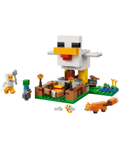 Конструктор «Куряча ферма» на 233 деталі, у коробці 19х6х26 см, ТМ Lego