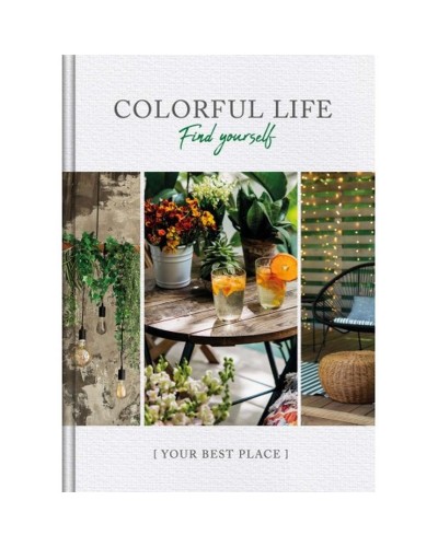 Блокнот «COLORFUL LIFE» А6 на 48 аркушів у клітинку з твердою ламінованою обкладинкою, в асортименті, ТМ Рюкзачок