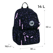Рюкзак «Зірки» 42х31х19,5 см, 120M-1, GoPack Education