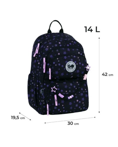 Рюкзак «Зірки» 42х31х19,5 см, 120M-1, GoPack Education