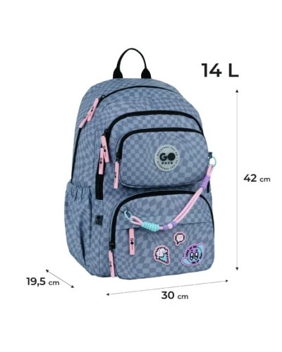Рюкзак «Pixel Mood» 42х30х19,5 см, 120M-2, GoPack Education