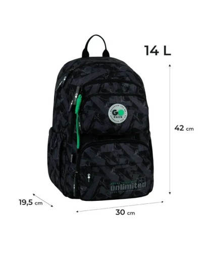 Рюкзак «Unlimited» 42х30х19,5 см, 120M-4, GoPack Education