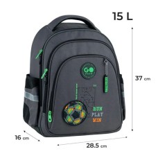 Рюкзак «Run Play Win» 37х28,5х16 см, 2606S-4, GoPack Education