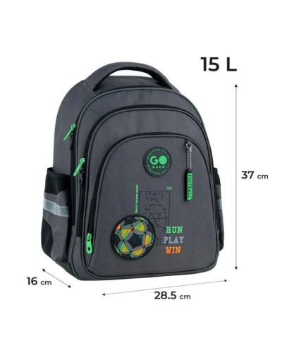 Рюкзак «Run Play Win» 37х28,5х16 см, 2606S-4, GoPack Education