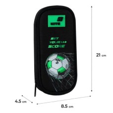 Пенал «Football» 21х8,5х4,5 см, 662-3, ТМ Kite