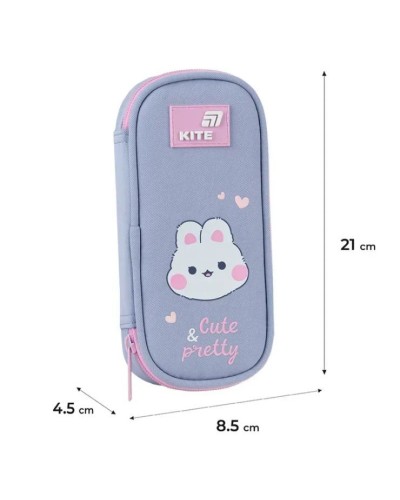 Пенал «Pretty Nice» 21х8,5х4,5 см, 662-18, ТМ Kite