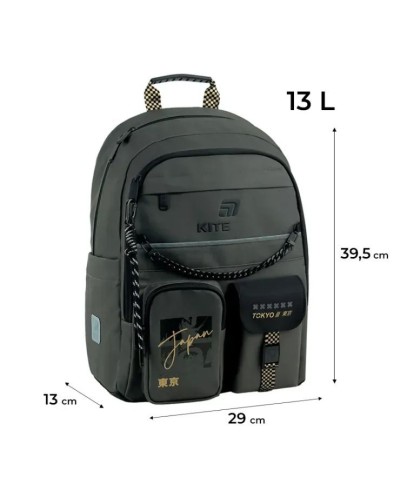 Рюкзак «Tokyo Vibe» 39,5х29х13 см, 584M-4, Kite Education