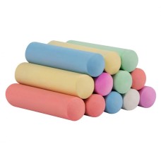 Крейда кольорова «Classic» JUMBO на 6 кольорів, 12 шт у відрі, ТМ 1 Вересня
