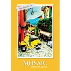 Канцелярська книга «MOSAIC» А4 на 176 аркушів у клітинку з ламіновваною обкладинкою ТМ Рюкзачок, в асортименті