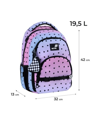 Рюкзак «Gradient» 42х32х15 см, 905М, Kite Education teens