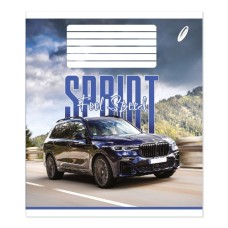 Зошит на 48 аркушів у клітинку «Відчуй швидкість», №0350, Пір`їнка
