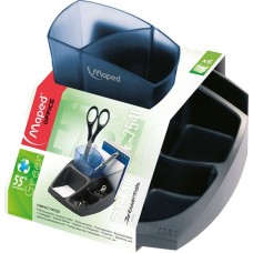 Підставка для офісного приладдя «ESSENTIALS GREEN Compact» чорна з синім, Maped