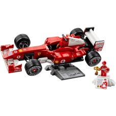 Конструктор «Ferrari F2004 та Міхаель Шумахер» на 735 детлей з фігуркми, у коробці 38х7х26 см, ТМ Lego