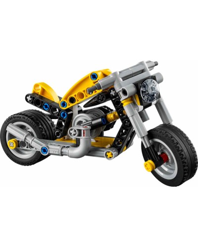 Конструктор «Жовтий мотоцикл» на 151 деталь, у коробці 16х6х14 см, ТМ Lego