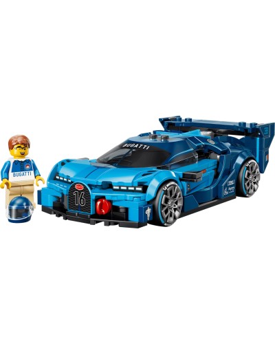 Конструктор «Спортивний автомобіль Bugatti Vision GT Hyper» на 284 деталі, у коробці 26х6х14 см, ТМ Lego