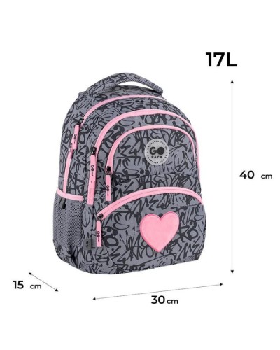 Рюкзак «Fluffy Heart» 40х15х30 см 175M-4, GoPack Education