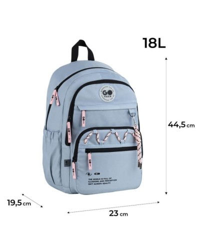 Рюкзак 44,5х19,5х23 см 121L-2, GoPack Teens