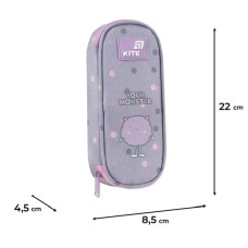 Пенал «Cute Monster» 22х4,5х8,5 см 599, ТМ Kite