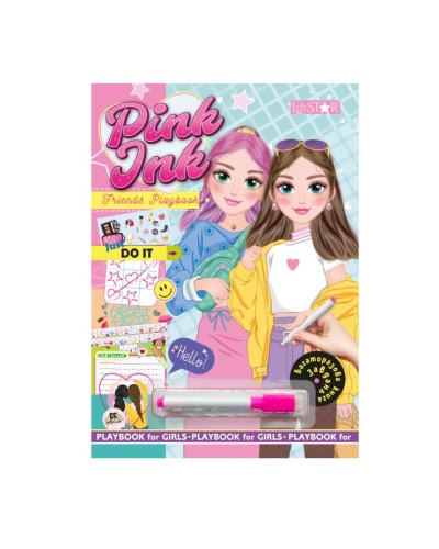 Розмальовка «Pink Ink» А4 на 14 стррінок з завданнями ТМ Апельсин, в асортименті