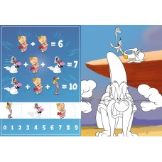 Розмальовка «WB Looney Tunes: Веселий кролик» А4 із наліпками на 16 сторінок, ТМ Ідейка