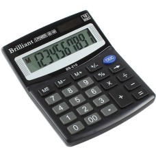 Калькулятор «Brilliant» 10х12,5 см, BS-210