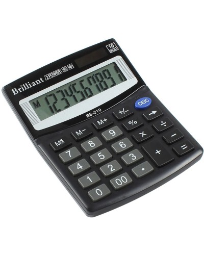 Калькулятор «Brilliant» 10х12,5 см, BS-210