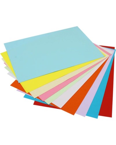 Кольоровий папір «Преміум» А4 10 аркушів, 10 кольорів, двосторонній, ТМ Рюкзачок