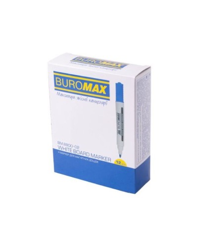 Маркер для магнітних дошок синій, спиртовий, ТМ Buromax