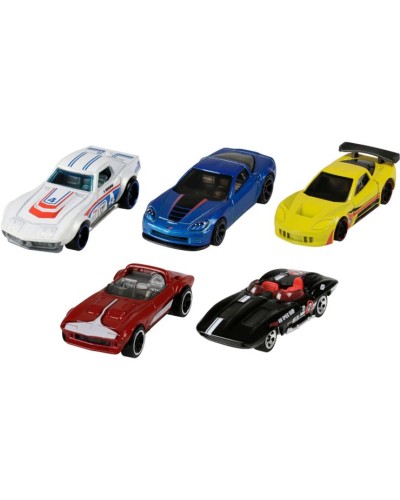 Подарунковий набір з 5 автомобілів у коробці 29х11х4 см, Hot Wheels, в асортименті