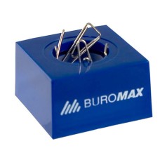 Бокс з магнітом для скріпок, 40х40х67 мм, ТМ Buromax