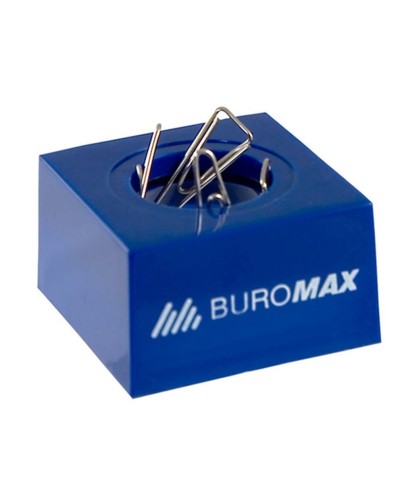 Бокс з магнітом для скріпок, 40х40х67 мм, ТМ Buromax