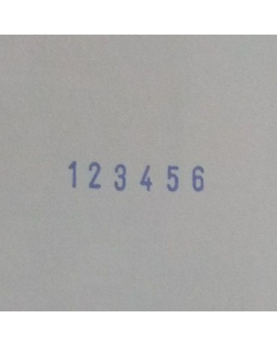 Нумератор міні 6 розрядів, 3,8 мм, COLOP