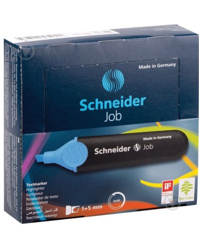 Маркер текстовий «JOB», синій, TM SCHNEIDER